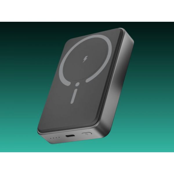 AVAX PB300 FREELY 15W Mágneses Vezeték nélküli Powerbank 10.000mAh + 20W USB-C (PD3.0), fekete