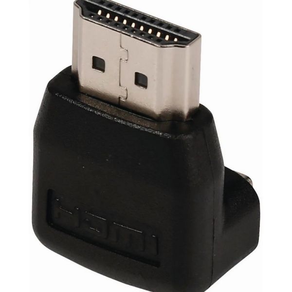 Nedis CVGB34902BK HDMI átalakító adapter, aranyozott, 270°-os szögben elforgatható, pipa