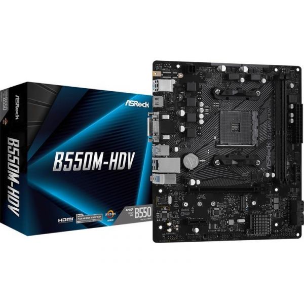 Asrock B550M-HDV AM4 foglalat Micro ATX alaplap