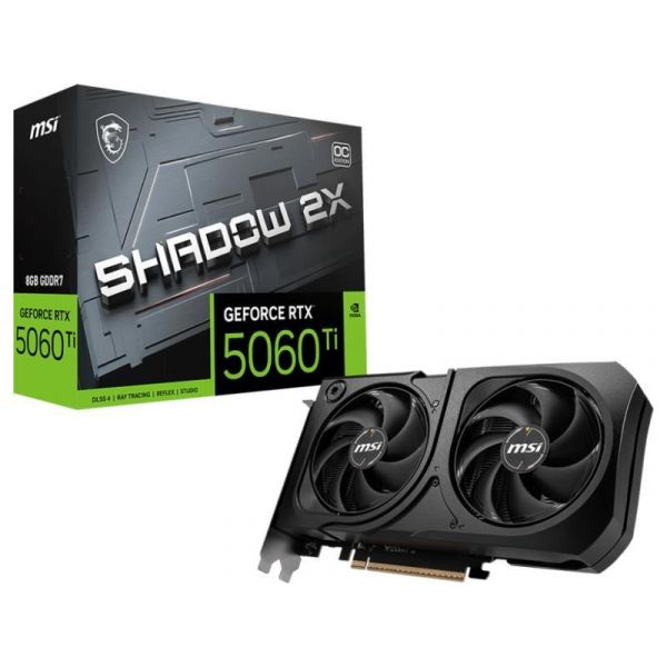 MSI RTX 5060 TI 8G SHADOW 2X OC PLUS BULK Videokártya