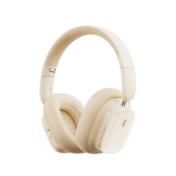 Baseus Bowie H1i Noise Cancelling Wireless Headphones vezeték nélküli fejhallgató (A00050402223-00) fehér