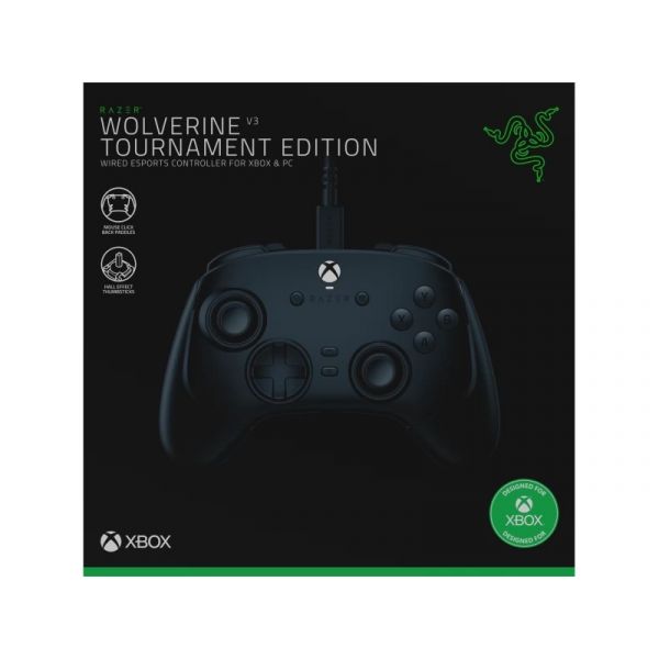 Razer Wolverine V3 (Xbox/PC) vezeték nélküli gaming kontroller - Tournament Edition (RZ06-05210100-R3M1) fekete