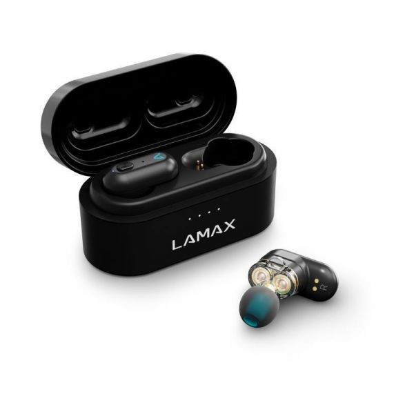 LAMAX Duals1 TWS Két membrános vezeték nélküli fülhallgató (LMXDU1)