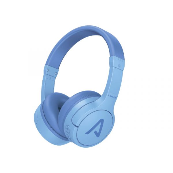 LAMAX BaseKid1 gyerek bluetooth fejhallgató (LXOHMBAKI01LA) kék