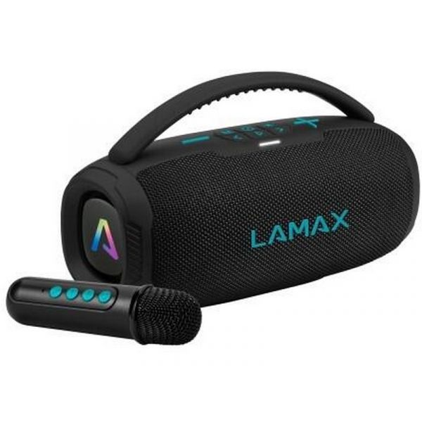 LAMAX PartyGo1 Mini 30W Bluetooth Karaoke hangszóró vezeték nélküli mikrofonnal (LXPSMPGO1MIBA)