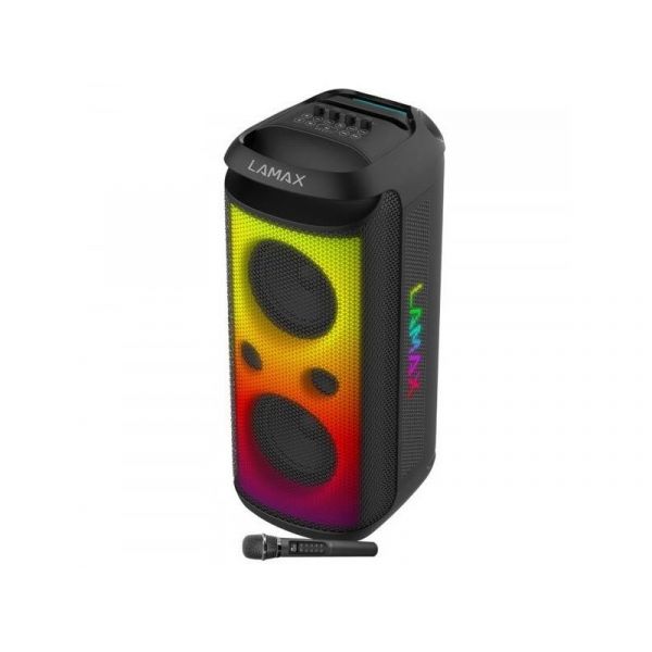 LAMAX PartyKing1 Max 200W Bluetooth Party hangszóró vezetéknélküli karaoke mikrofonnal (LXPSMPK1MXNBA)