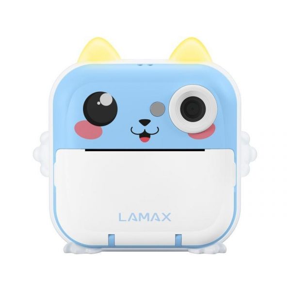 LAMAX InstaKid2 AI Plus Blue hőpapíros gyerek fényképező, kék