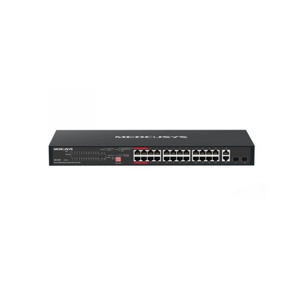 MERCUSYS MS128GP 28-Port Gigabit Rackmount Switch with 24-Port PoE+