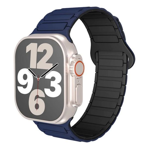 BLACKBIRD Szíj Iwatch készülékhez TACTICAL mágneses Kék Fekete 38/40/41/S1042 mm (BH1779)