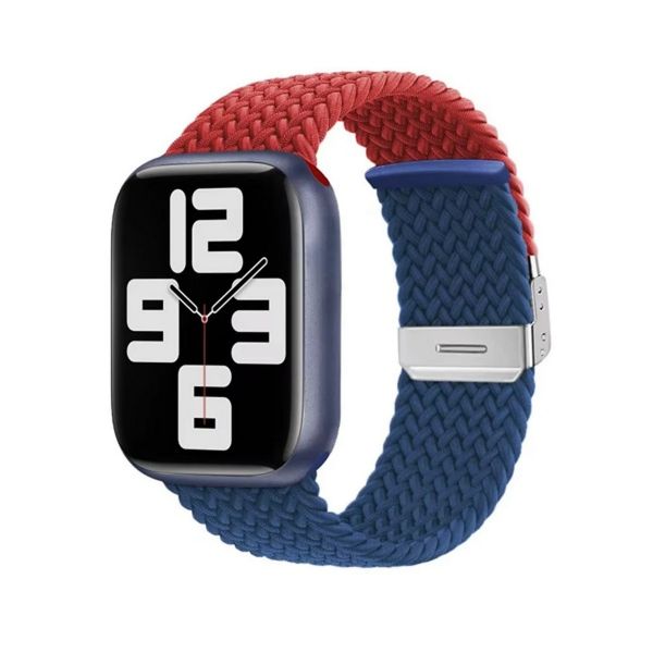 BLACKBIRD Szíj Iwatch készülékhet SAILOR Sötét kék Piros 42/44/45/46/49 mm (BH1800)