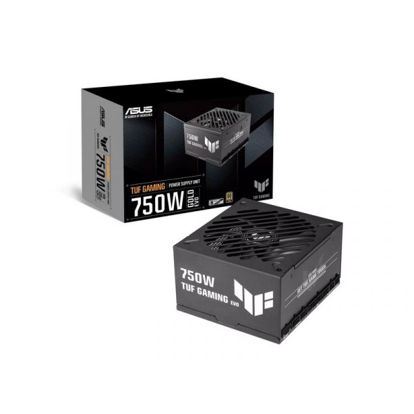 Asus TUF Gaming 750W - TUF-GAMING-750G-EVO - 80+ Gold - Moduláris, fekete tápegység