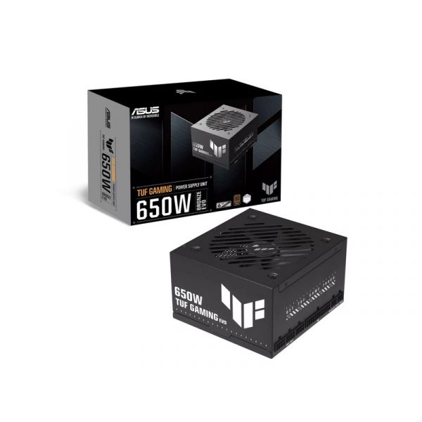 Asus TUF Gaming 650W - TUF-GAMING-650B-EVO - 80+ Bronze - Moduláris, fekete tápegység