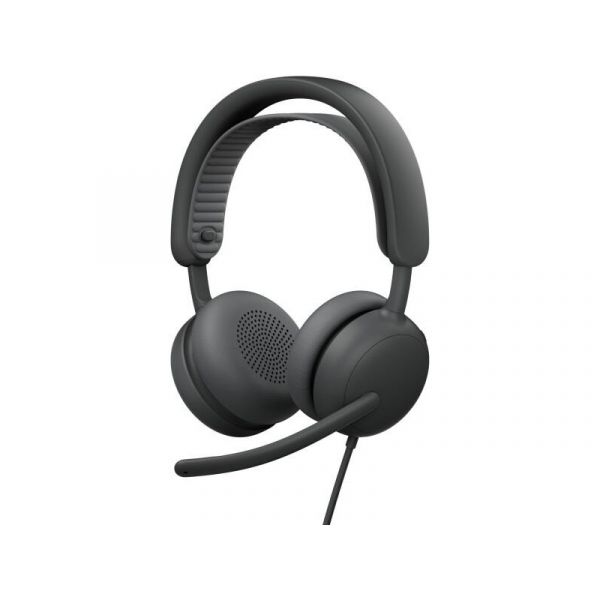 LOGITECH Zone Wired 2 Mikrofonos Fejhallgató 2.0 (981-001619) Grafitszürke