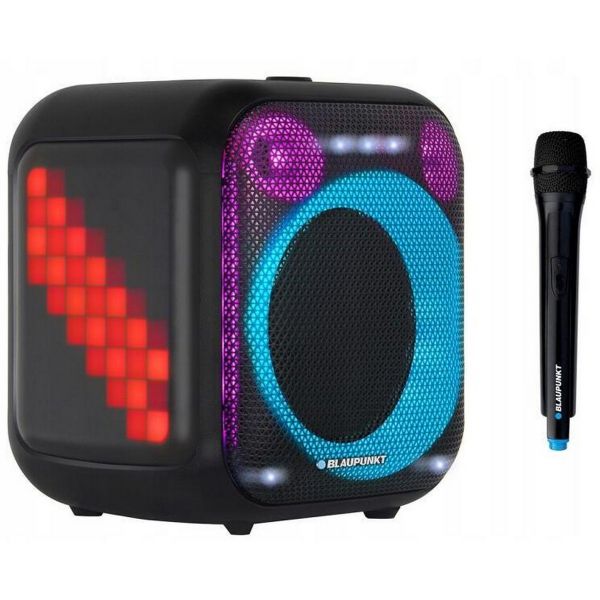 Blaupunkt PB6LED Hordozható Bluetooth Hangszóró, LED, Fekete (PB6LED)