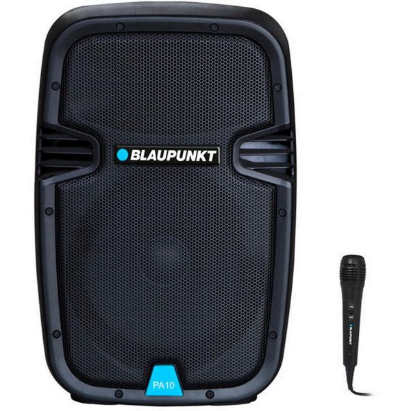 Blaupunkt PA10 Hordozható Bluetooth Audio Rendszer, 600W RMS, FM, AUX, 1 Mikrofon (PA10)