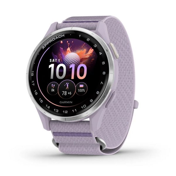 Garmin Approach J1 Comfortfit Band, Silver-Purple (010-03898-10)