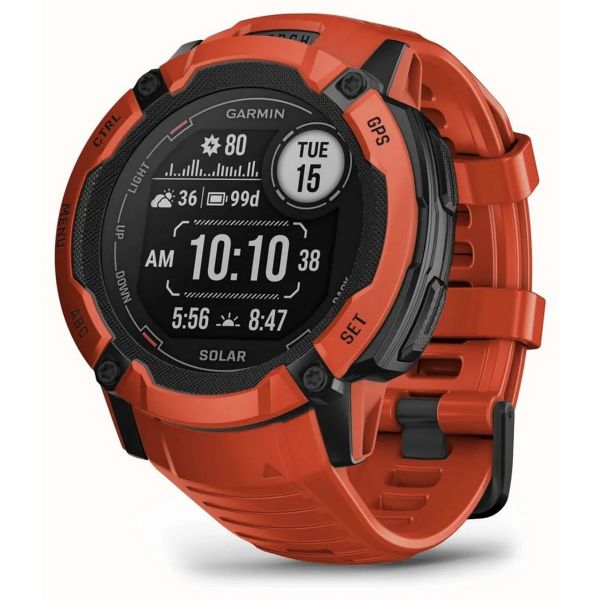 Garmin Instinct 2X Solar, Red Okosóra (010-02805-01)