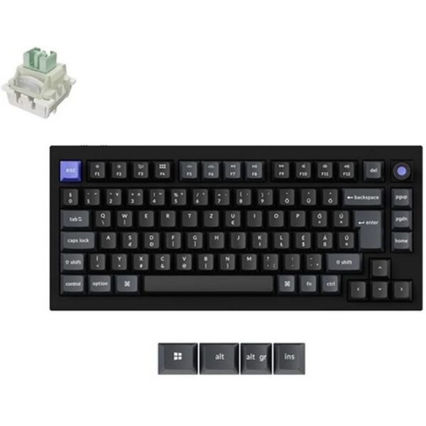 Keychron Q1 HE 8K USB Ultra-fast Lime Magnetic Mechanikus Billentyűzet (Q1HW-M1P-HU)