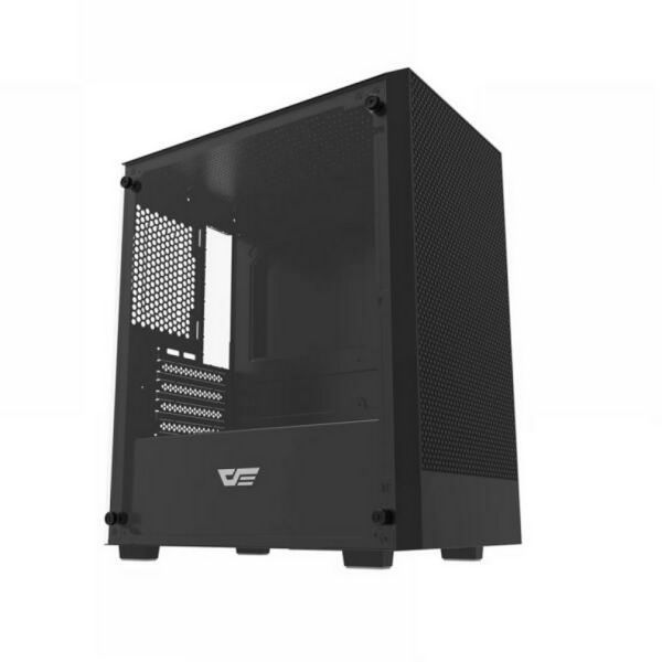 Darkflash M305 számítógépház ventilátorok nélkül (Fekete) (M305_BLACK)