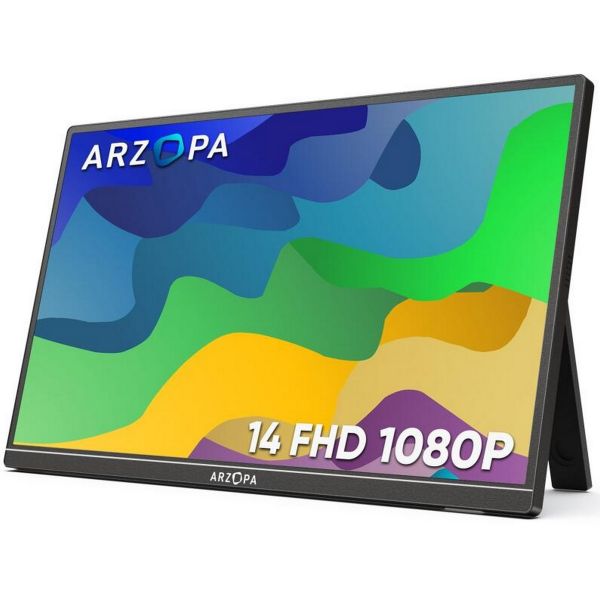 Arzopa A1S 14,0 Hordozható Monitor, Ezüstszürke (A1S SILVER GRAY)