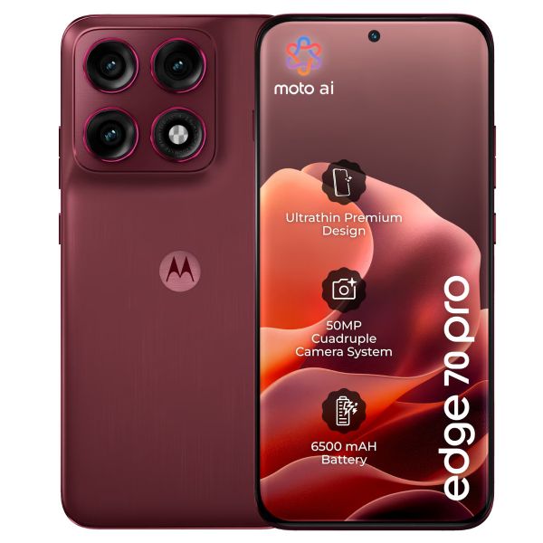 Motorola Edge 70 Pro 8GB / 256GB (PBC20017RO) Zinfandel