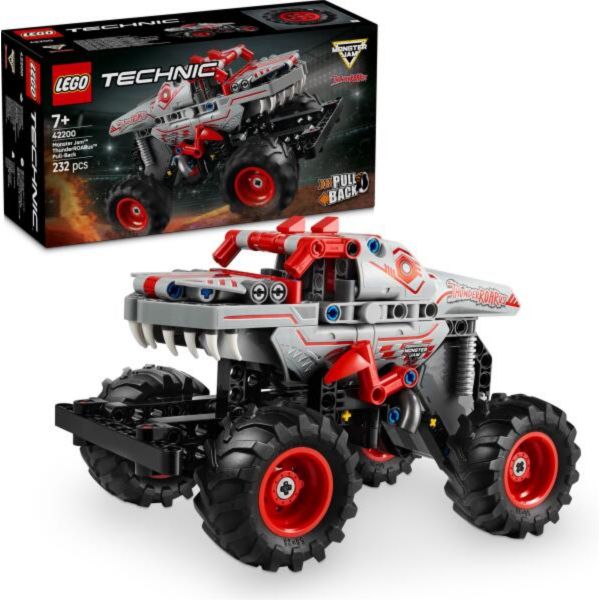 LEGO Monster Jam ThunderROARus hátrahúzhatós játék autó (42200)
