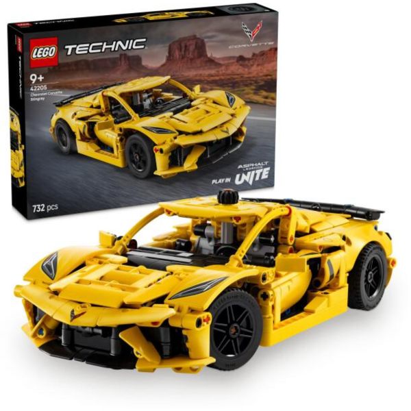 LEGO Technic Chevrolet Corvette Stingray, autómodell-készlet, járműves játék (42205)