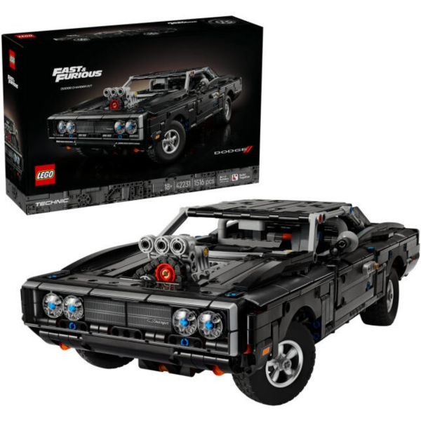 LEGO Technic Fast and Furious Dodge Charger R /T autó (42231)
