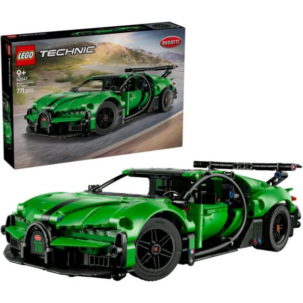 LEGO Technic Zöld Bugatti Chiron Pur Sport hiperautó (42241)