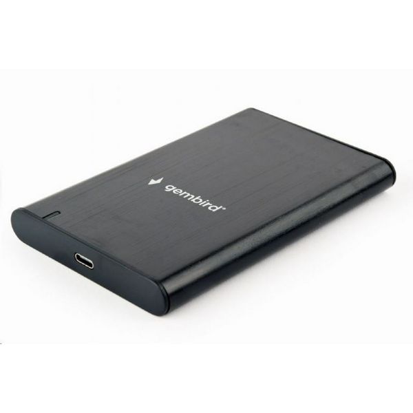 Gembird Külső USB 3.1 Ház 2.5 SATA HDD/SSD, Fekete (EE2-U3S-6)