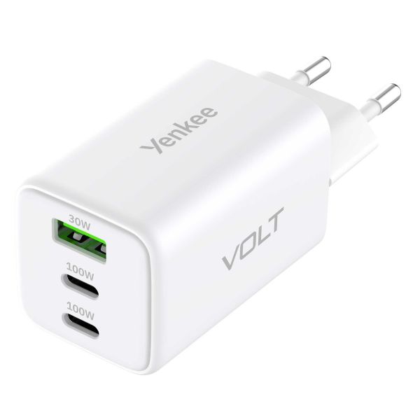 Yenkee YAC G100 VOLT töltő, 100W (30028033) fehér