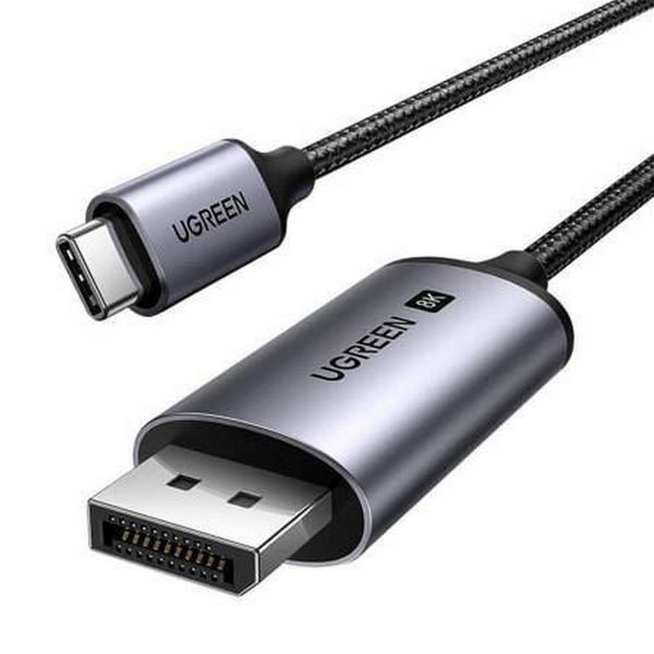 UGREEN CM556 USB-C–DisplayPort 8K Kábel, 3m Fekete (25839)
