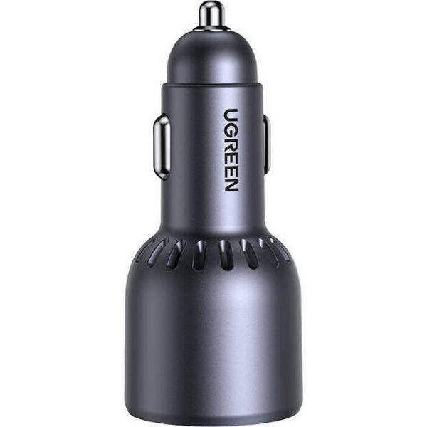 UGREEN EC703 USB + 2x USB-C, 75W Autós töltő (35024) Fekete