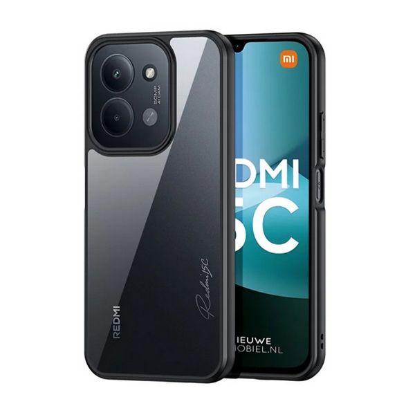 DUX DUCIS AIMO szilikon telefonvédő (ütésállóság, kameravédő, matt) FEKETE (GP-173843)