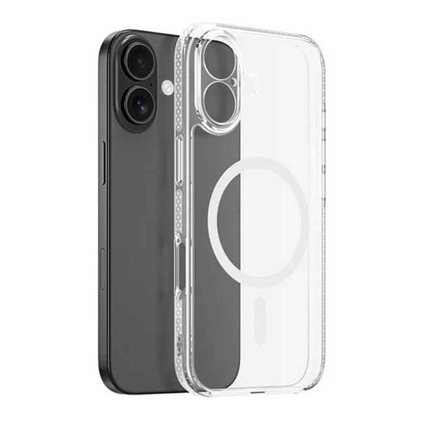 DUX DUCIS CLIN szilikon telefonvédő (ütésállóság, légpárnás sarok, MagSafe) ÁTLÁTSZÓ (GP-173301)