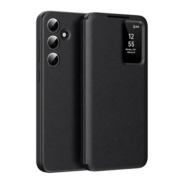 Gigapack Tok álló (aktív FLIP, oldalra nyíló, Smart View Cover) FEKETE (GP-166911)