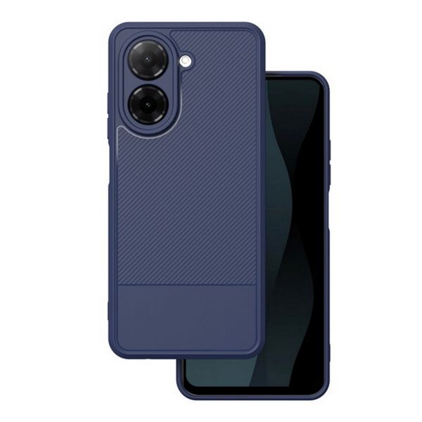Gigapack Szilikon telefonvédő (ütésállóság, kameravédő, karbon minta) SÖTÉTKÉK (GP-177556)