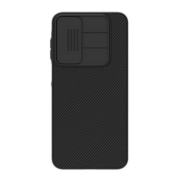 NILLKIN CAMSHIELD szilikon telefonvédő (ütésállóság, kameravédő, csíkos) FEKETE (GP-163751)