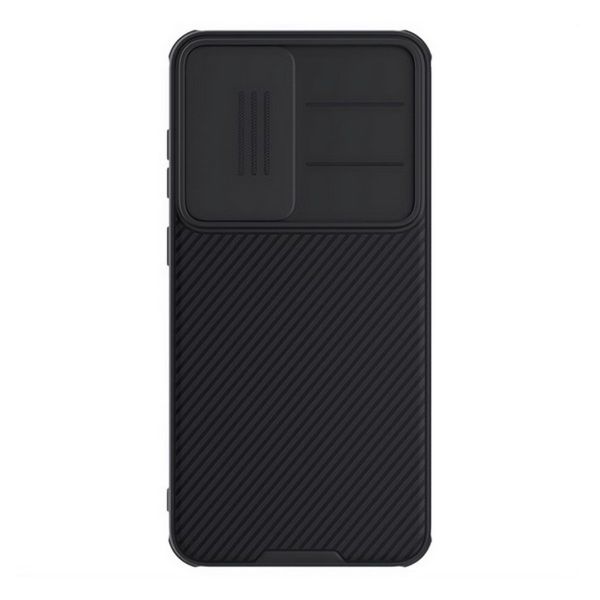 NILLKIN CAMSHIELD PRO szilikon telefonvédő (ütésállóság, kameravédő, csíkos) FEKETE (GP-164951)