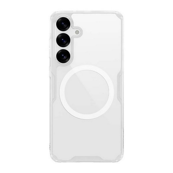 NILLKIN NATURE PRO MAGNETIC műanyag telefonvédő (ütésállóság, légpárnás sarok, MagSafe) ÁTLÁTSZÓ (GP-164963)