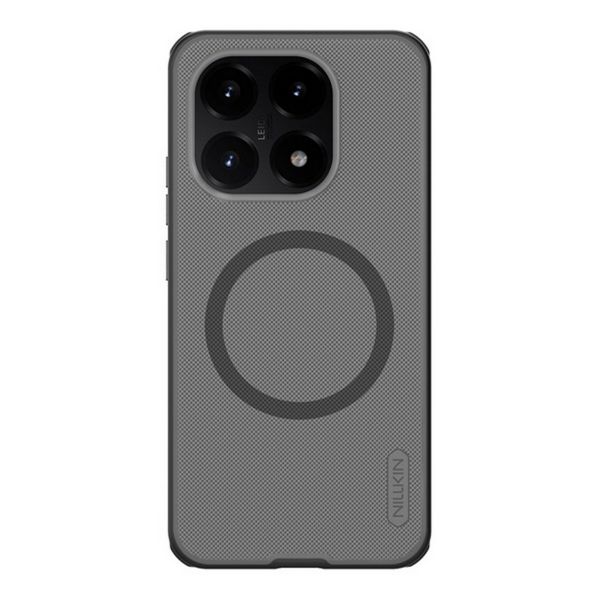 NILLKIN SUPER FROSTED PRO MAGNETIC műanyag telefonvédő (mágneses, ütésállóság, gumírozott) ÁTLÁTSZÓ/FEKETE (GP-179210)