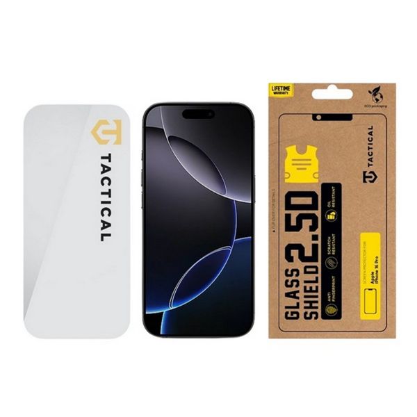 TACTICAL GLASS SHIELD 2.5D képernyővédő üveg (2.5D, 0.33mm, 9H) ÁTLÁTSZÓ (57983121942)