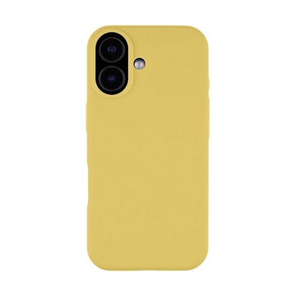 TACTICAL MAGFORCE VELVET SMOOTHIE szilikon telefonvédő (ütésállóság, matt, MagSafe) CITROMSÁRGA (57983126645)