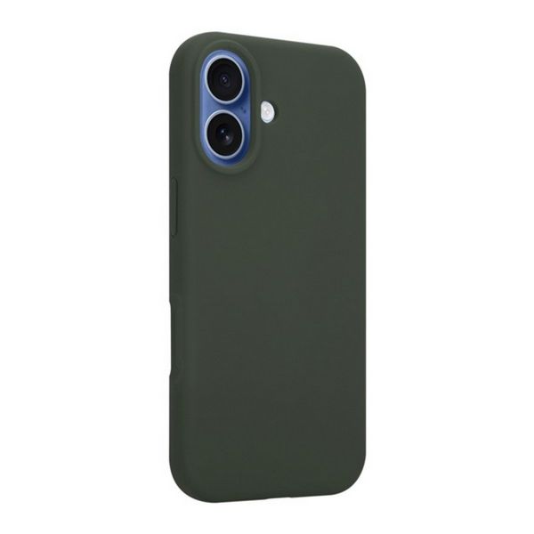 TACTICAL MAGFORCE VELVET SMOOTHIE szilikon telefonvédő (ütésállóság, mikrofiber plüss belső, matt, MagSafe) SÖTÉTSZÜRKE (57983126646)