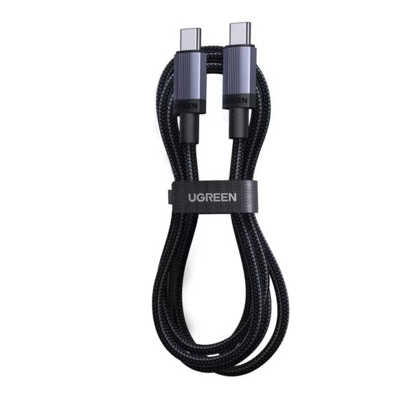 UGREEN L532 adatkábel (Type-C - Type-C, 240W, PD gyorstöltő 3.1, 100cm) SÖTÉTSZÜRKE (54486)