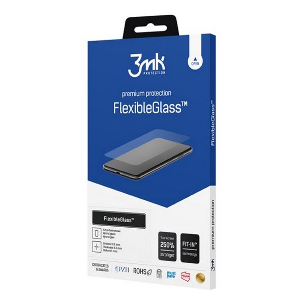 3MK FLEXIBLE GLASS képernyővédő üveg (2.5D, flexibilis, 0.3mm, 7H) ÁTLÁTSZÓ (GP-180379)