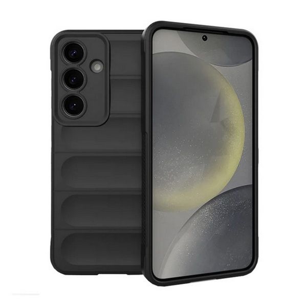 Gigapack Szilikon telefonvédő (ütésállóság, kameravédő, 3D) FEKETE (GP-165148)