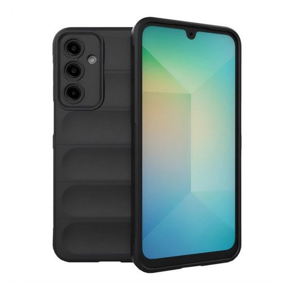 Gigapack Szilikon telefonvédő (ütésállóság, kameravédő, 3D) FEKETE (GP-166403)