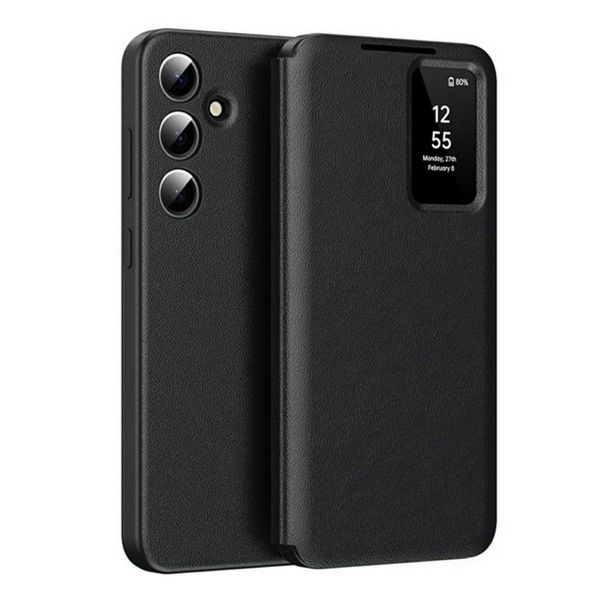 Gigapack Tok álló (aktív FLIP, oldalra nyíló, Smart View Cover) FEKETE (GP-171829)