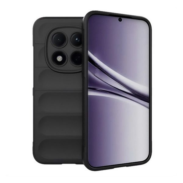 Gigapack Szilikon telefonvédő (ütésállóság, kameravédő, 3D) FEKETE (GP-180598)